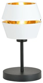 Lampa de masa eleganta design modern PIANO alb, auriu