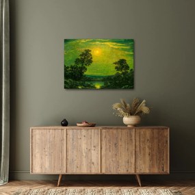 Tablou - Imitator of Ralph Albert Blakelock, Moonlight, reproducere (70x50 cm)