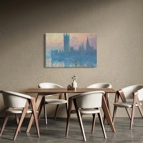 Tablou - Claude Monet, The Houses of Parliament, Sunset, reproducere (90x60 cm)