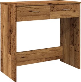 vidaXL Birou, lemn învechit, 80x40x75 cm, lemn prelucrat