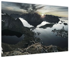 Tablou - Munții norvegieni (90x60 cm)