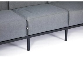 Canapea de grădină gri grafit cu 3 locuri Bellisima - Bonami Selection