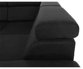Colţar, gri închis, model stânga, SEGORIA ROH U
