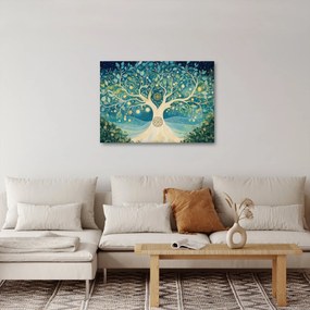 Tablou – Arbore magic cu spirale (70x50 cm)