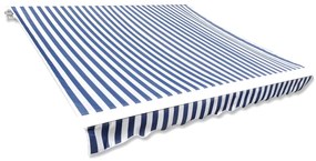 Panza copertina albastru &amp; alb, 3x2,5 m (cadrul nu este inclus)