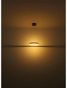 Lustra LED suspendata design modern Ralph cafea