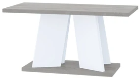 Masă de cafea Mulnu (gri deschis + Alb). 1055221