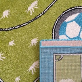 Covor modern pentru camera copiilor teren de fotbal pentru băieți Lățime: 160 cm | Lungime: 220 cm