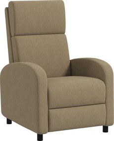 Fotoliu Relax HOMCOM Înclinabil Manual la 160° cu Suport pentru Picioare, Fotoliu Ergonomic Tapițat în Material Efect de In pentru Dormitor, Birou, Living și Sufragerie, Bej | Aosom Romania