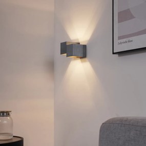 Aplică modernă gri antracit 2 lumini - Transfer Double