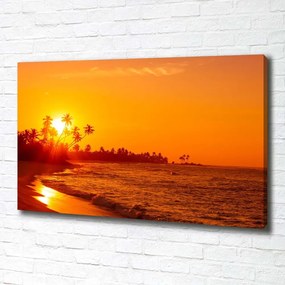 Tablou pe pânză Sunset beach
