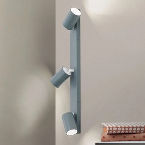 Aplica cu 3 spoturi directionabile stil minimalist PENN, verde deschis