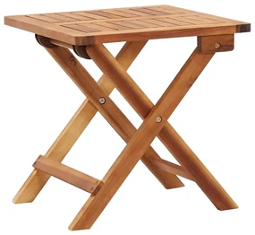 46005 vidaXL Măsuță de cafea pliabilă de gradină, 40x40x40cm, lemn de acacia