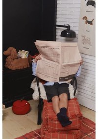 Fotoliu puf pentru copii roșu Mapple Red – Lorena Canals