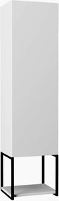 Dulap tip coloana pe pardoseala alb Krofam e-LOV 130 cm