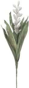 Floare artificiala din plastic si metal, ø 23 cm, Grigio Mauro Ferreti
