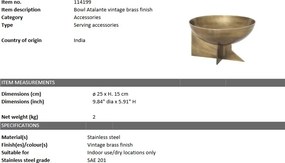 Vas decorativ design LUX Atalante, alama vintage 114199 HZ