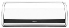 Cutie de paine Brabantia Roll Top 646881, 16 L, 44.5x26 cm, Constructie usoara si robusta, Inox
