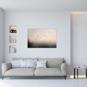 Tablou - Stol de păsări (90x60 cm)