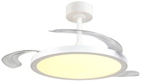 Plafonieră albă LED Kasfjord – Trio