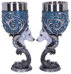 Set pocale lupi Suflet Salbatic 19cm