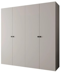 Dulap de haine 200 cm Parna 1 (Cașmir + Negru). 1125885