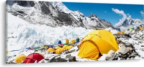 Tablou - Camping la munte (120x50 cm)