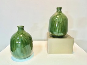 Set 48 Vaze Verzi Infinity Green (striatii 25 cm)