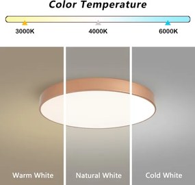 Brilagi - Plafonieră LED POOL LED/60W/230V 3000/4000/6000K Ø 60 cm bronz