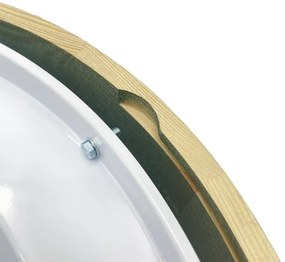 Brilagi - Plafonieră PINO, 3 x E27, 15 W, 230 V, pin/verde, Ø 47,5 cm