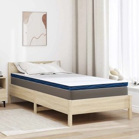 vidaXL Păturile pentru saltea Alb și albastru 90 x 200 cm