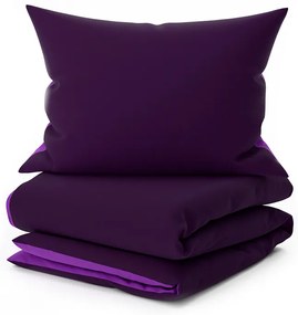Lenjerie de pat din bumbac VIOLETTA mov Dimensiune lenjerie de pat: 70 x 90 cm | 140 x 200 cm