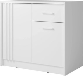 Comoda CANADA CY21, alb, PAL laminat, 102x42x94 cm