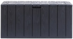 Cutie depozitare plastic gradina BRAVO 270 L - grafit