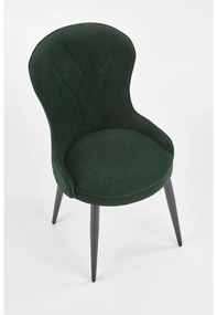 Scaun de sufragerie Nerida (verde închis). 1008203
