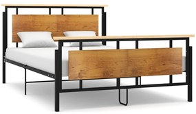 vidaXL Cadru de pat, 140x200 cm, metal
