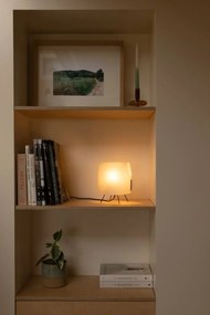 Lampa de masa decorativa LUANG XS negru/camel