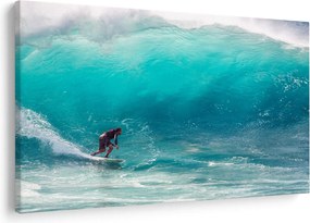 Tablou - Surfer în valuri (90x60 cm)