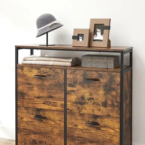 Pantofar FIRA maro/negru