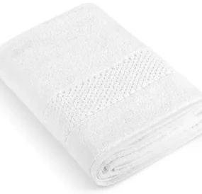 Bellatex Prosop de baie din bumbac, alb, 70 x 140cm, 70 x 140 cm