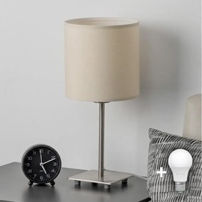 Eglo - Lampă de masă LED TUNJA 1xE27/60W/230V crem