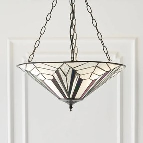 Endon 63936 - Candelabru suspendat pe lanț Tiffany ASTORIA 3xE27/60W/230V Ø 48 cm