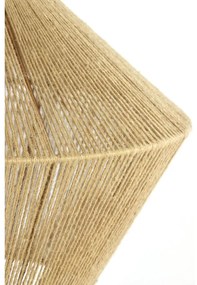 Lustră verde-deschis cu abajur din iută ø 40 cm Fugia – Light &amp; Living