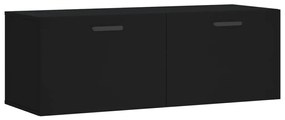 830141 vidaXL Dulap de perete, negru, 100x36,5x35 cm, lemn compozit