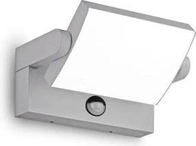 Ideal Lux - Aplică LED de exterior cu senzor SWIPE LED/21W/230V CRI90 IP54 gri