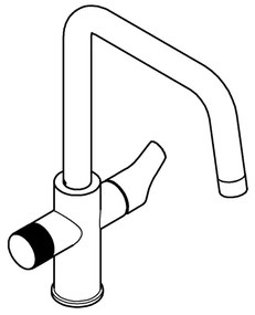 GROHE 30595DC0 - Baterie pentru chiuvetă BLUE PURE din oțel inoxidabil