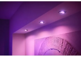 SET 3x plafonieră LED RGB încastrată dimabilă Hue 1xGU10/5,7W/230V Philips