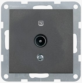 Priza TV finala, IP20, Grafit, Panasonic Karre Plus 55