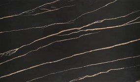 Masa extensibila Lozano marmura neagra L140-200 cm