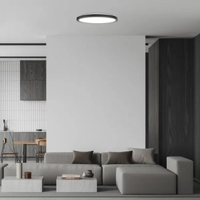 Plafonieră LED Rabalux 71097 GONZALO LED/36W/230V d. 40 cm negru